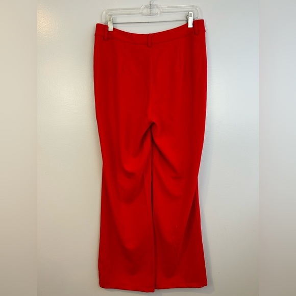 Superdown Wendy Angle Down Red Trouser Pants Size Medium - Picture 7 of 10